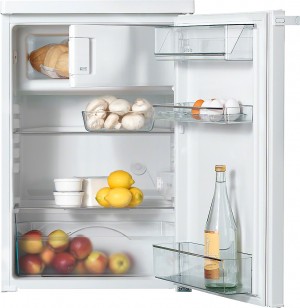 Stand-Kühlschrank mit Gefrierfach für cleveres Kühlen und Gefrieren auf kleinstem Raum.