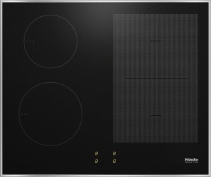 Herdgesteuertes Induktionskochfeld mit PowerFlex-Kochbereich für maximale Leistungsstärke