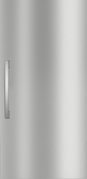 Edelstahl-Frontverkleidung für eine attraktive Integration von Kühl-/ Gefriergeräten in Ihrer Küche.